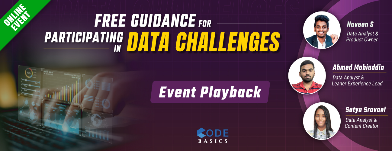 [Playback] Free Guidance for Participating in Data Challenges